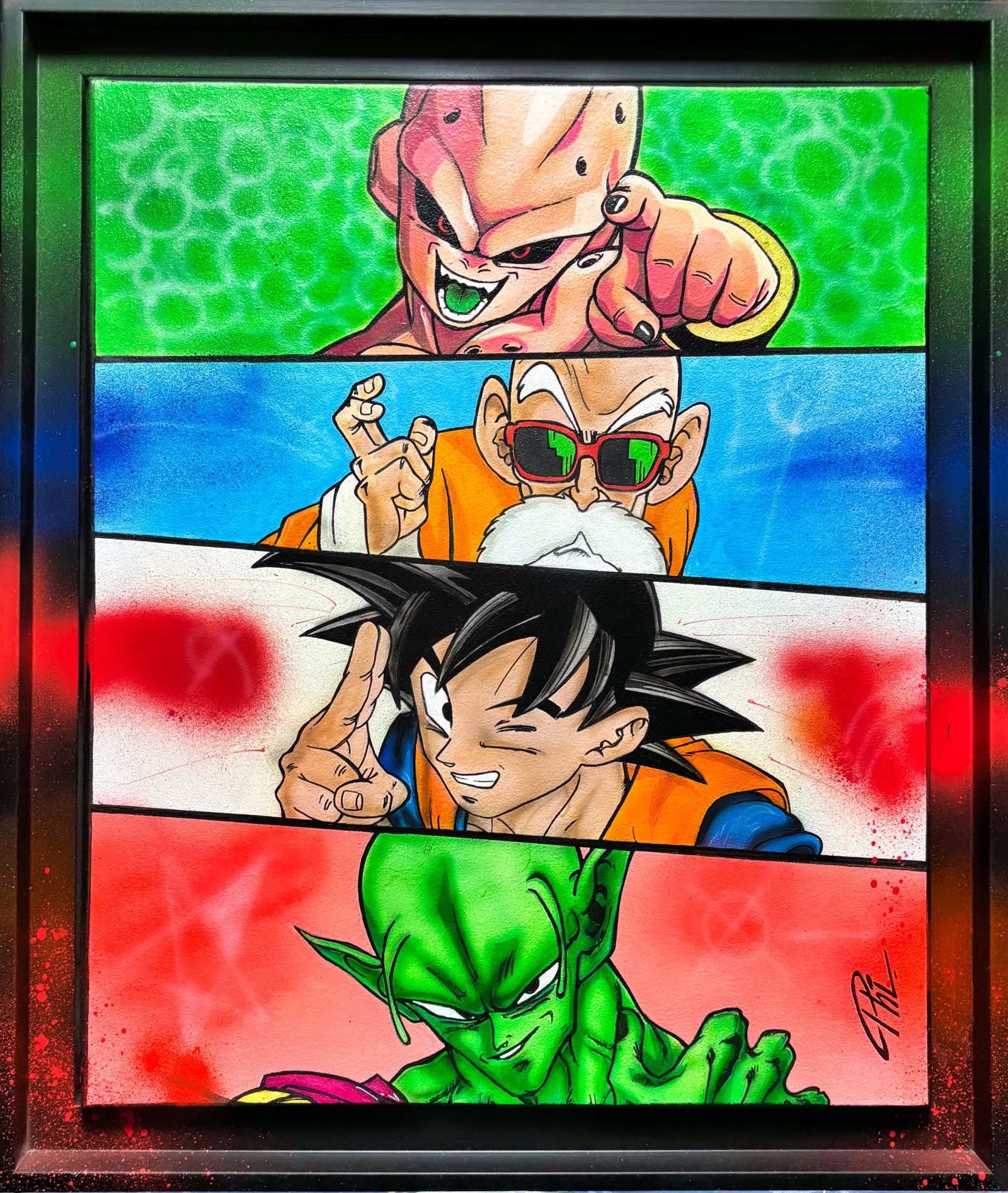 Four Faces of Battle - Dragon Ball Tribute